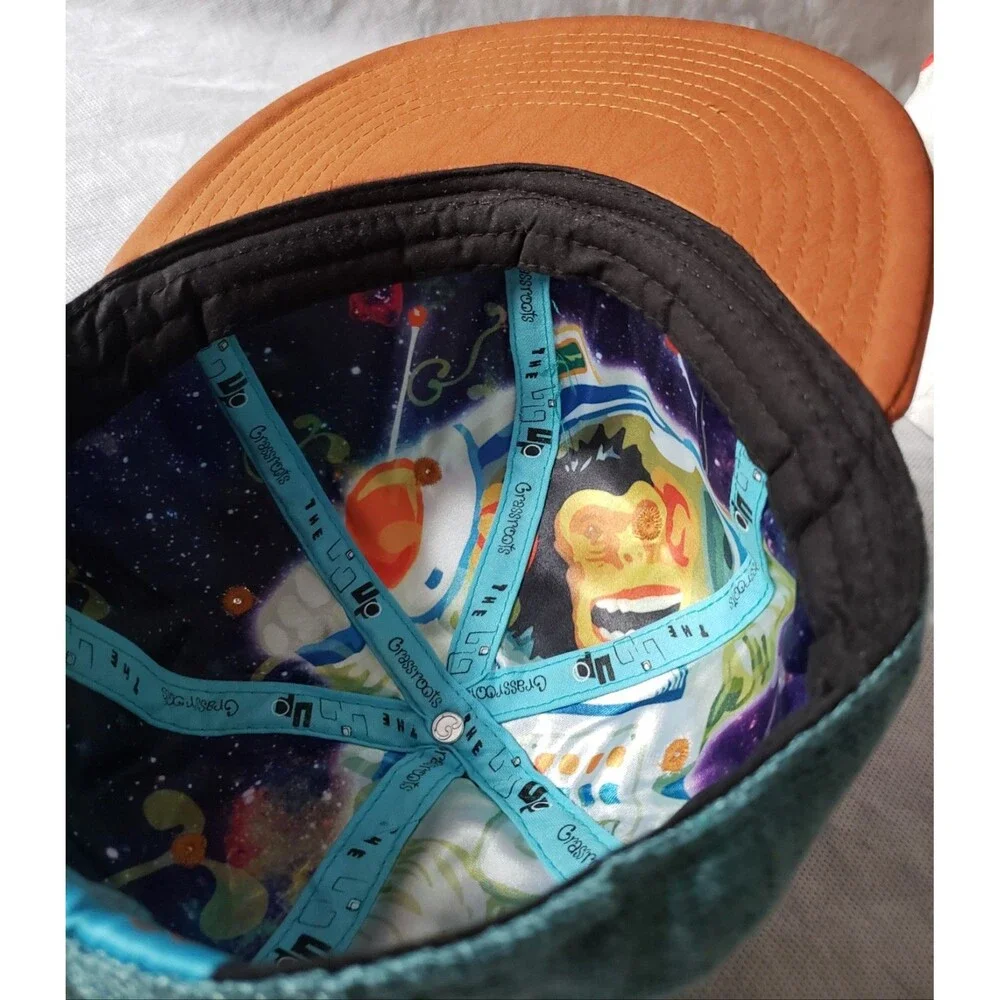 GRASSROOTS California Teal Fitted Hat Size 7 3/8